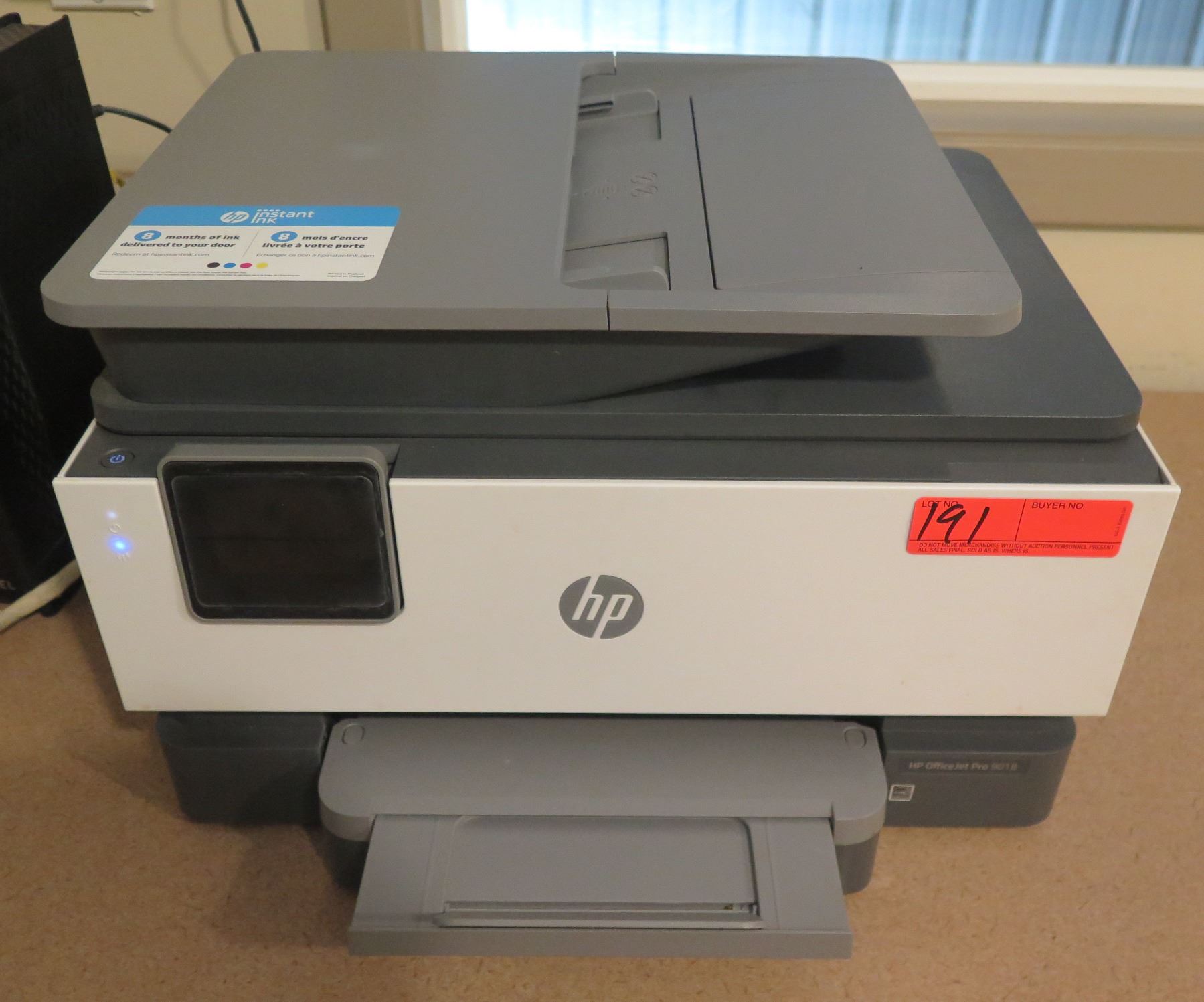 HP Hewlett Packard 9018 OfficeJet Pro All-In-One Printer - Oahu Auctions