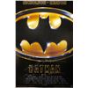 Image 1 : Batman 1989 Poster Michael Keaton Jack Nicholson Billy Dee Williams Autographed Signed