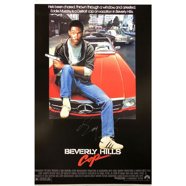 Beverly Hills Cop Poster Eddie Murphy Autographed Signed