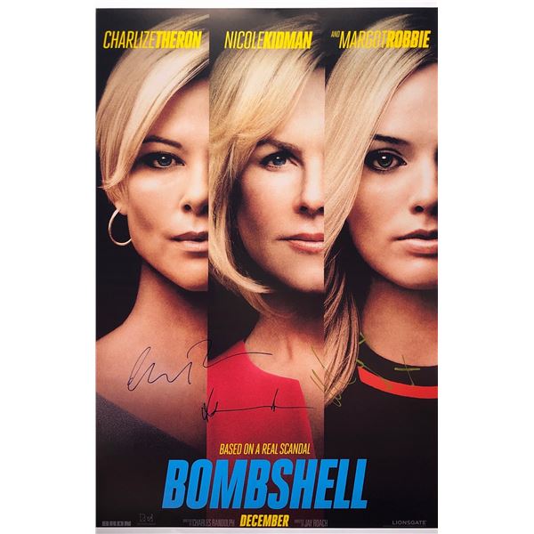 Bombshell Poster Nicole Kidman Autographed Signed
