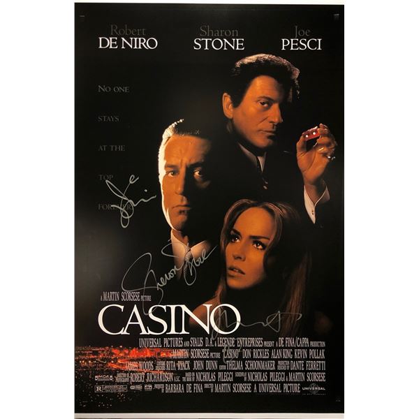 Casino Poster Robert De Niro Autographed Signed