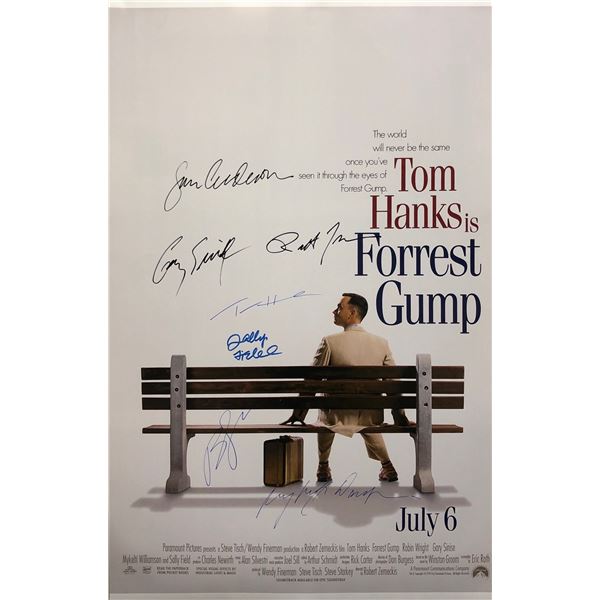 Forrest Gump Poster Tom Hanks Autographed Signed
