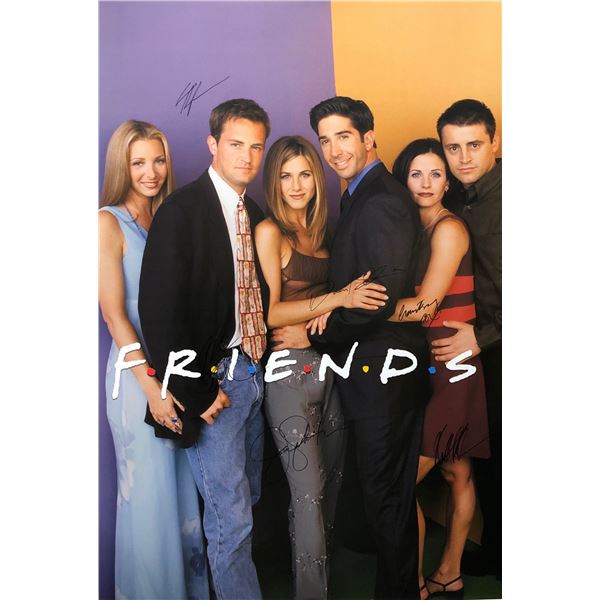FRIENDS Poster Jennifer Aniston Autographed Signed