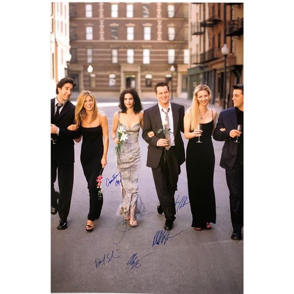 FRIENDS Poster Jennifer Aniston Autographed Signed