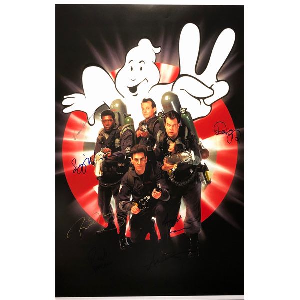 Ghostbusters Poster Bill Murray Autographed Signed
