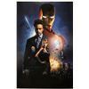 Image 1 : Iron Man Poster Robert Downey Jr. Stan Lee Autographed Signed