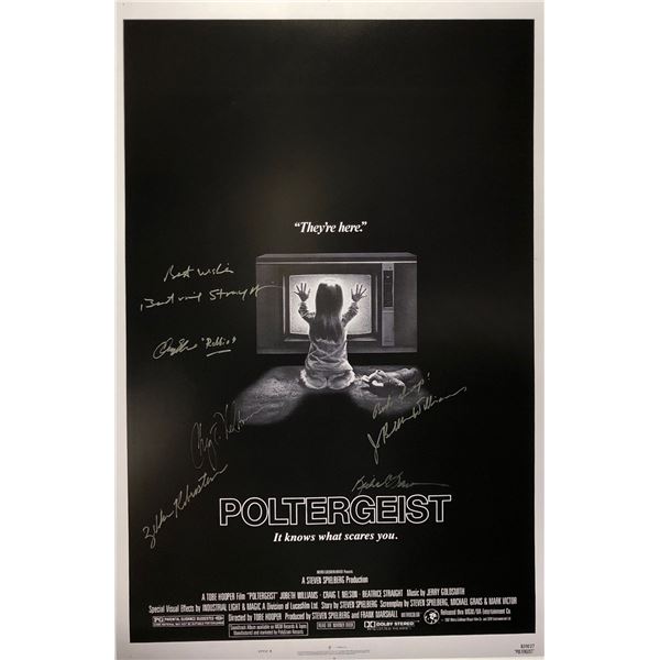 Poltergeist Craig T Nelson Poster Autographed Signed