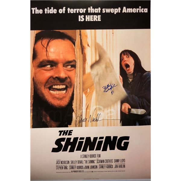 Shining Poster Jack Nicholson Shelly Duvall Autographed Signed