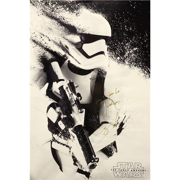 Star Wars Poster George Lucas Autographed Signed