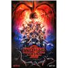 Image 1 : Stranger Things 2 Poster Mark Hamill Harrison Ford Carrie Fisher Autographed Signed