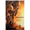 Image 1 : Terminator Dark Fate Poster Arnold Schwarzenegger Linda Hamilton Autographed Signed