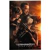 Image 1 : Terminator Dark Fate Poster Arnold Schwarzenegger Linda Hamilton Autographed Signed