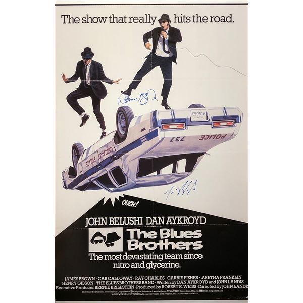 Blues Brothers Poster John Belushi Autographed Signed