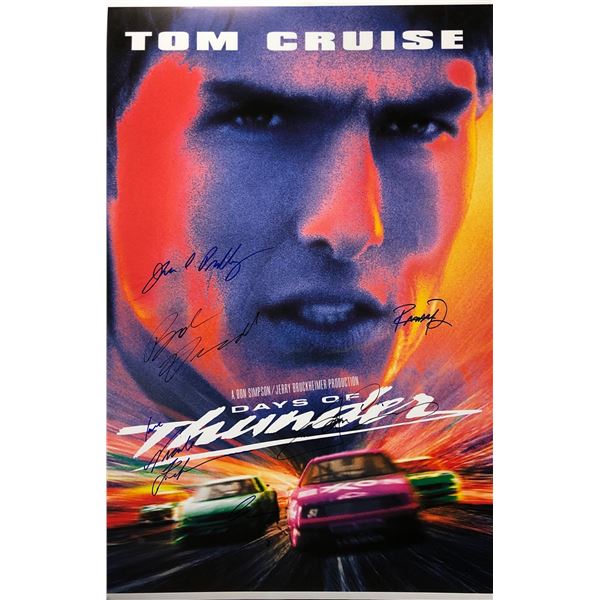 Days of Thunder Poster Tom Cruise Autographed Signed