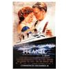 Image 1 : Titanic Poster Leonardo DiCaprio Autographed Signed