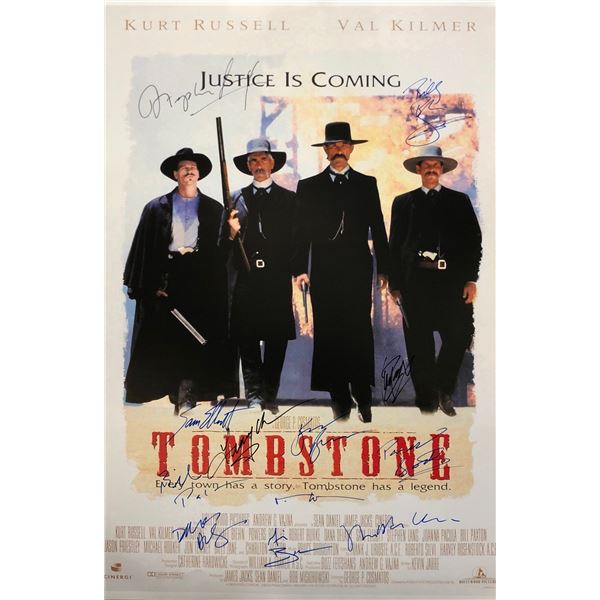 Tombstone Poster Kurt Russell Autographed Signed