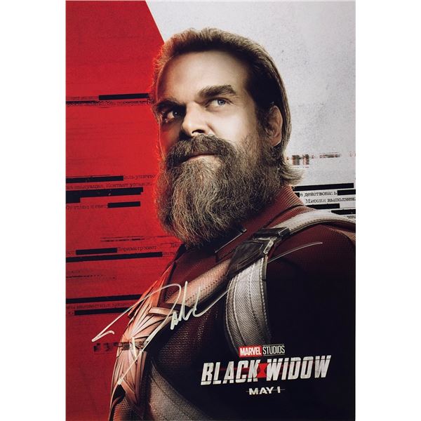 Black Widow Photo David Harbour Autographed Signed