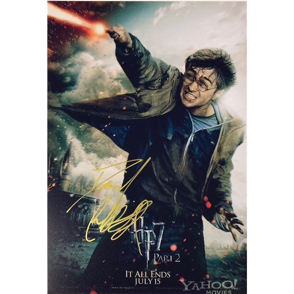 Harry Potter Photo Daniel Radcliffe Autographed Signed