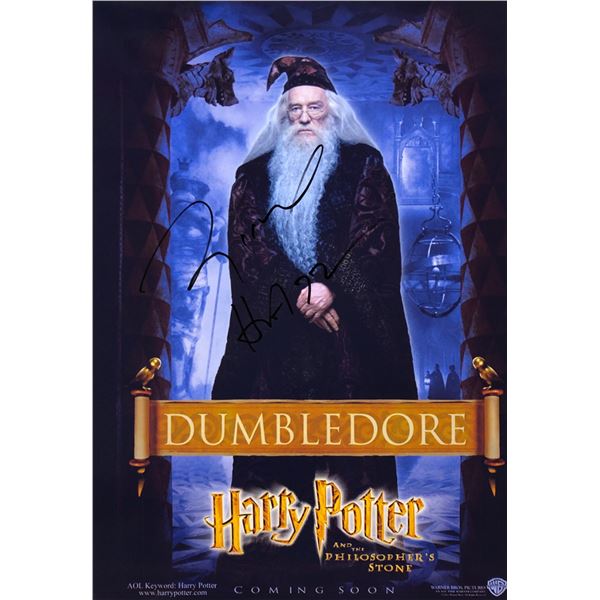 Harry Potter Photo Richard Harris Autographed Signed