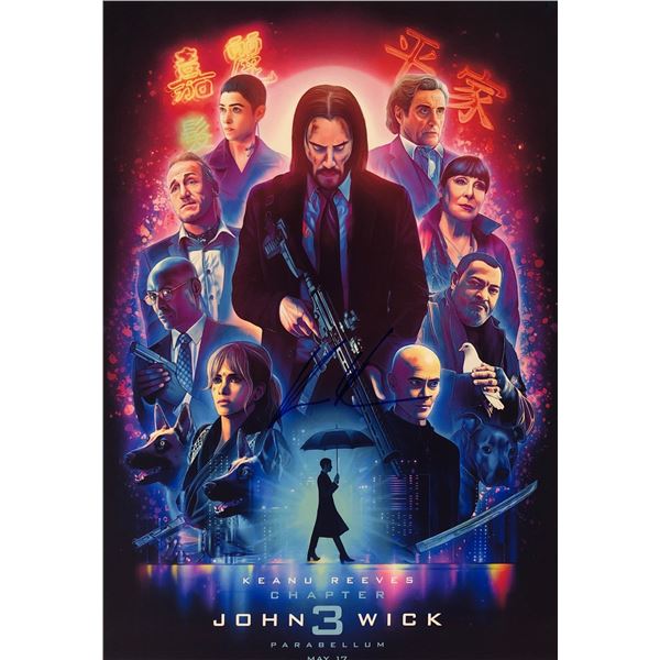 John Wick 3 Photo Keanu Reeves Autographed Signed