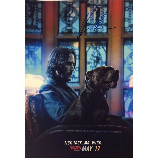 John Wick 3 Photo Keanu Reeves Autographed Signed