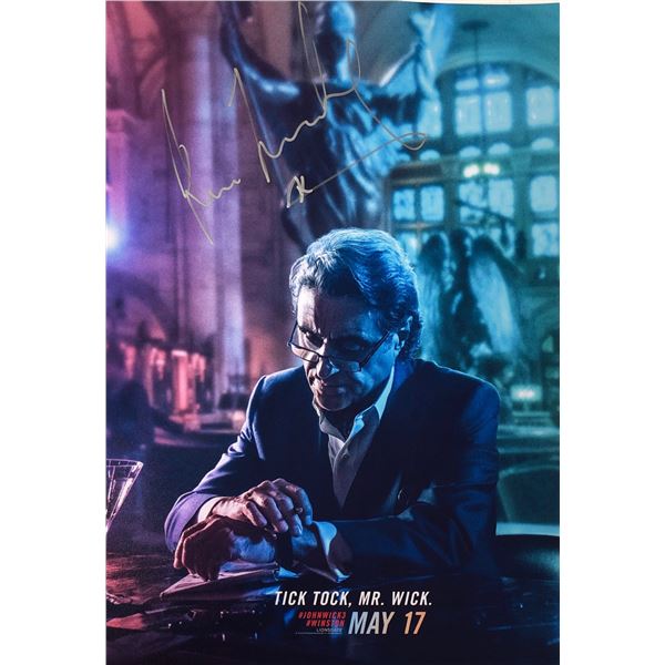 John Wick 3 Photo Ian McShane Autographed Signed