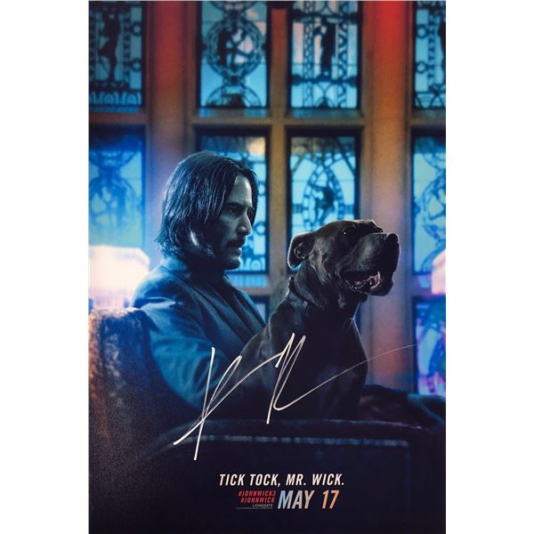 John Wick 3 Photo Keanu Reeves Autographed Signed