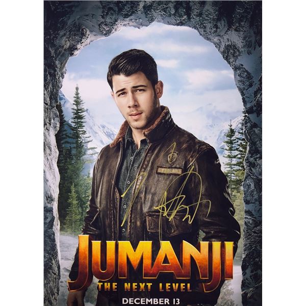 Jumanji Photo Nick Jonas Autographed Signed