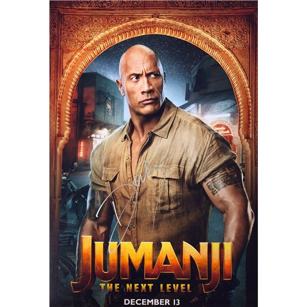 Jumanji Photo Dwayne Johnson Autographed Signed