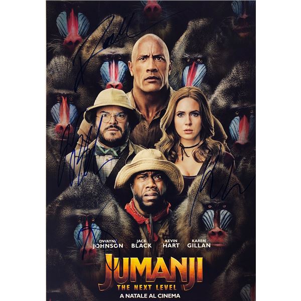 Jumanji Photo Dwayne Johnson Autographed Signed