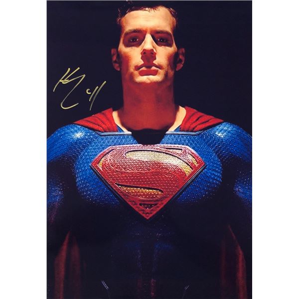 Justice League Photo Henry Cavill Autographed Signed