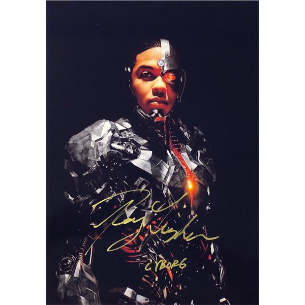 Justice League Photo Ray Fisher Autographed Signed