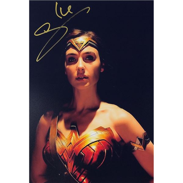 Justice League Photo Gal Gadot Autographed Signed