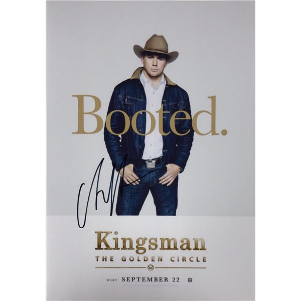 Kingsman 2 Photo Chaning Tatum Autographed Signed