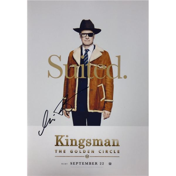 Kingsman 2 Photo Colin Firth Autographed Signed