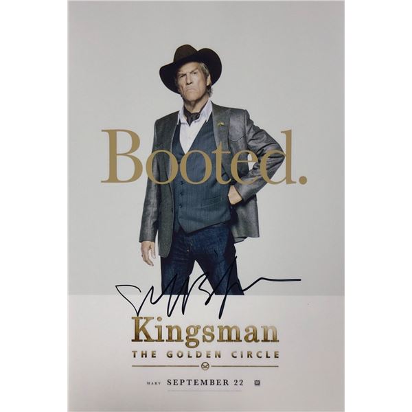 Kingsman 2 Photo Jeff Bridges Autographed Signed