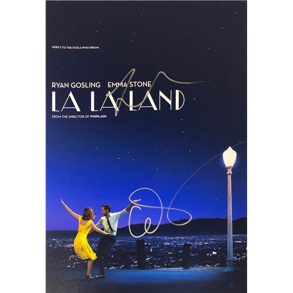 Lala Land Photo Ryan Gosling Emma Stone Autographed Signed