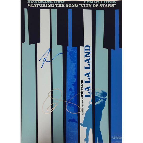 Lala Land Photo Ryan Gosling Emma Stone Autographed Signed