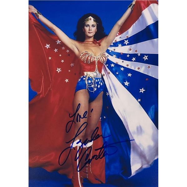 Wonder Woman Photo Lyder Carter Autographed Signed