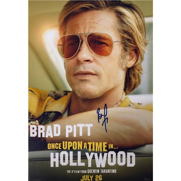 Once upon a time in Hollywood Photo Autographed Signed