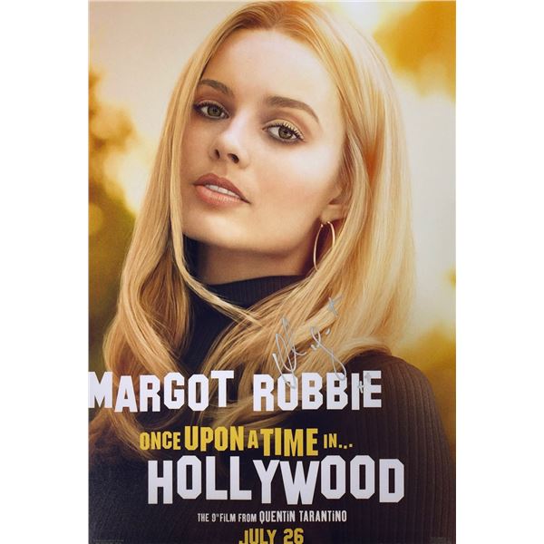 Once upon a time in Hollywood Photo Autographed Signed