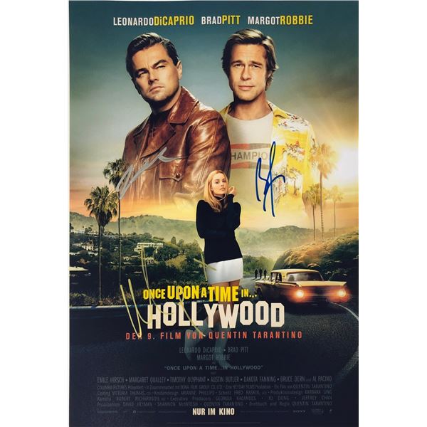 Once upon a time in Hollywood Photo Autographed Signed
