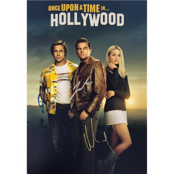 Once upon a time in Hollywood Photo Autographed Signed