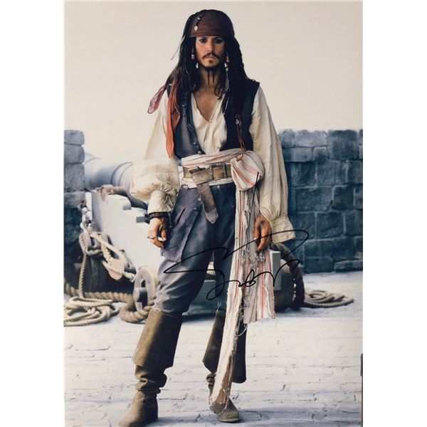 Parasite Photo Johnny Depp Autographed Signed