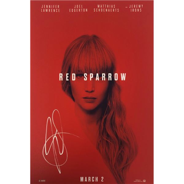 Red Sparrow Jennifer Lawrence Photo Autographed Signed