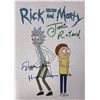 Image 1 : Rick n Morty Harry Dan Harmon Justin Roiland Photo Autographed Signed