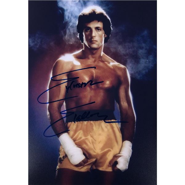 Rocky Sylvester Stallone Photo Autographed Signed