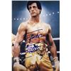 Image 1 : Rocky Sylvester Stallone Photo Autographed Signed