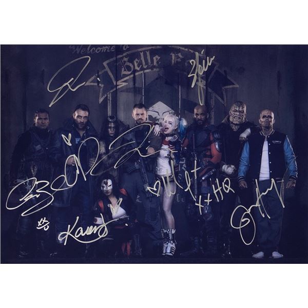 Suicide Squad Photo Cara Delevingne Autographed Signed