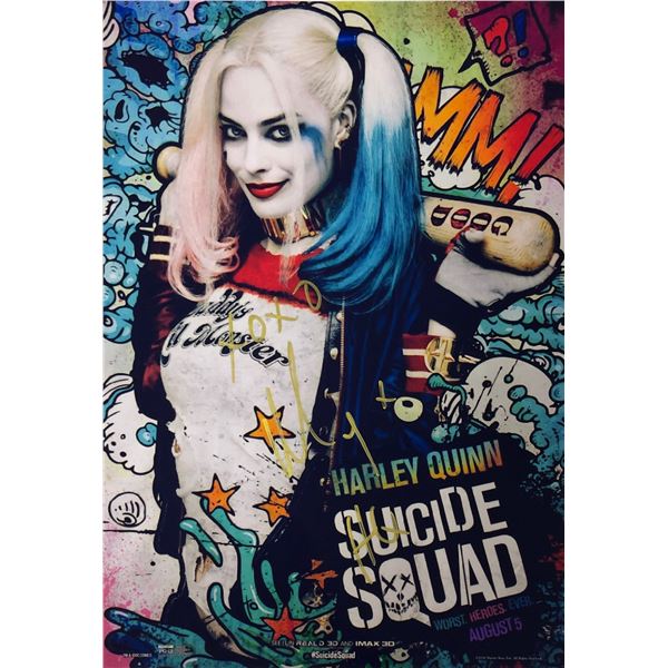 Suicide Squad Photo Margot Robbie Autographed Signed